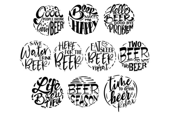 Beer Quote Pack: Graphics for Crafts & Handmade Business