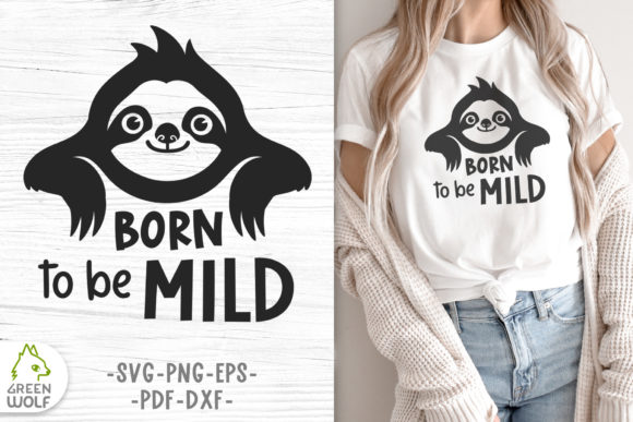 Cute Sloth SVG Graphics for Crafts & Local Branding