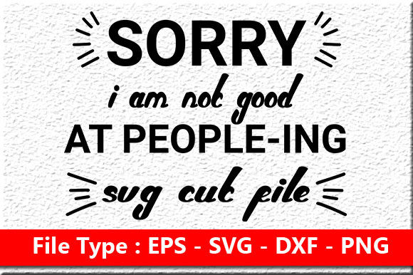 Sassy Quote Design Sorry I Am Not Good Graphics