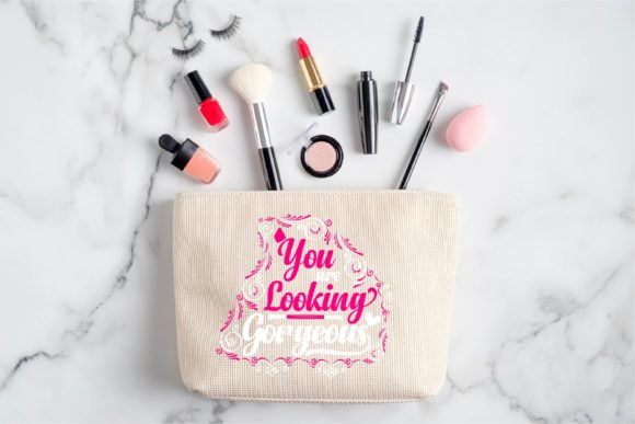 You Look Gorgeous Makeup Quote Graphics for Crafts